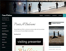 Tablet Screenshot of panteabahrami.com